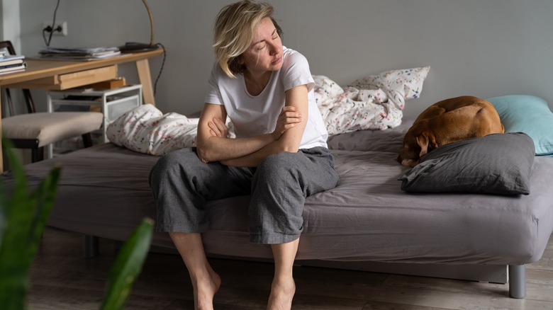 young woman experiencing depression