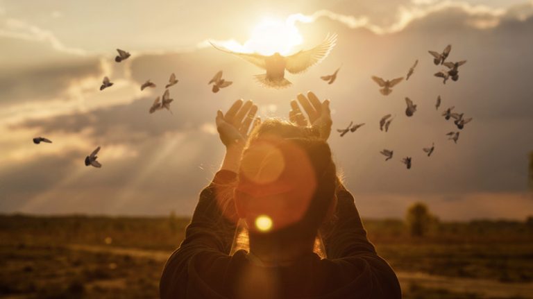 a woman releasing resentment